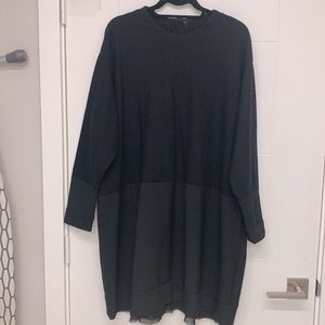 Jnby Long Sleeves Wool Dress Size L - image 1